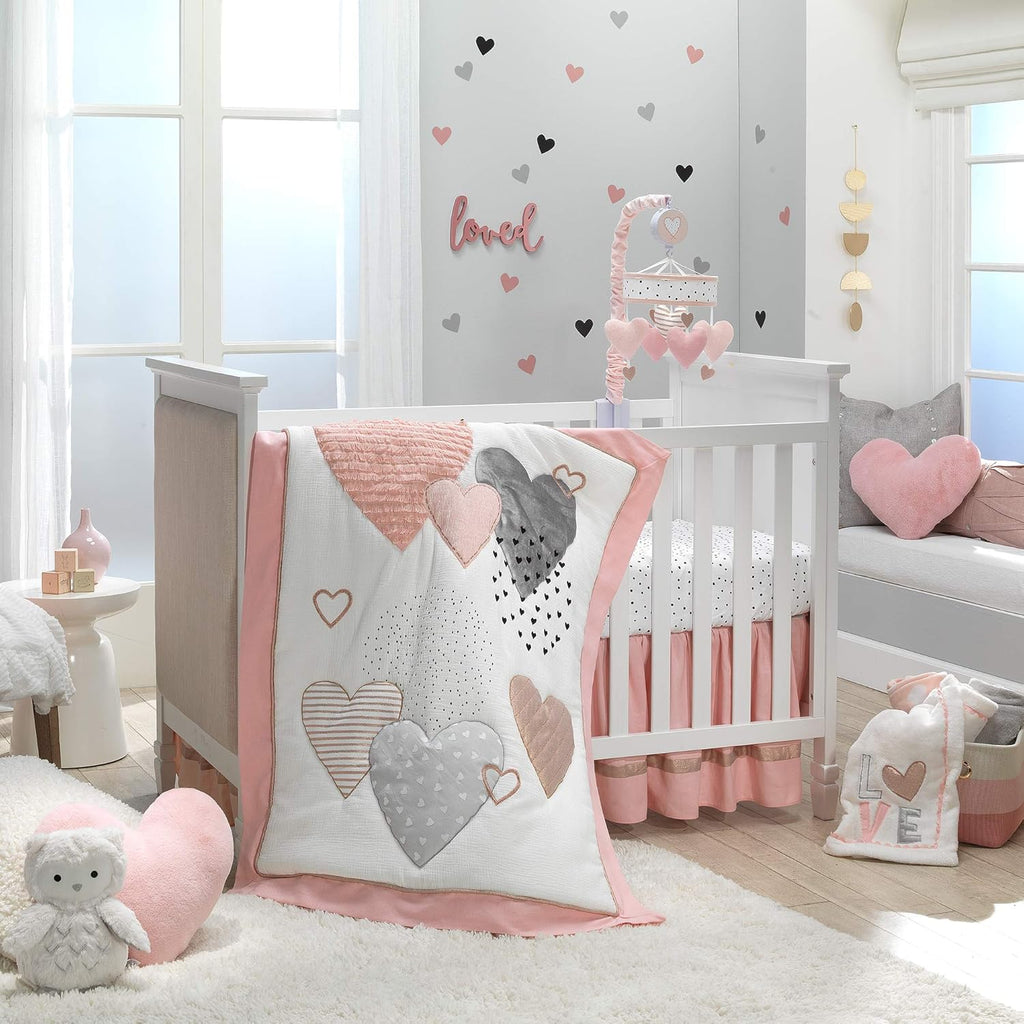Pink/White Musical Baby Crib Mobile C761