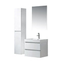 Wall-Hung Single-Sink Bathroom Vanity With Resin Top, 24 in. X492944