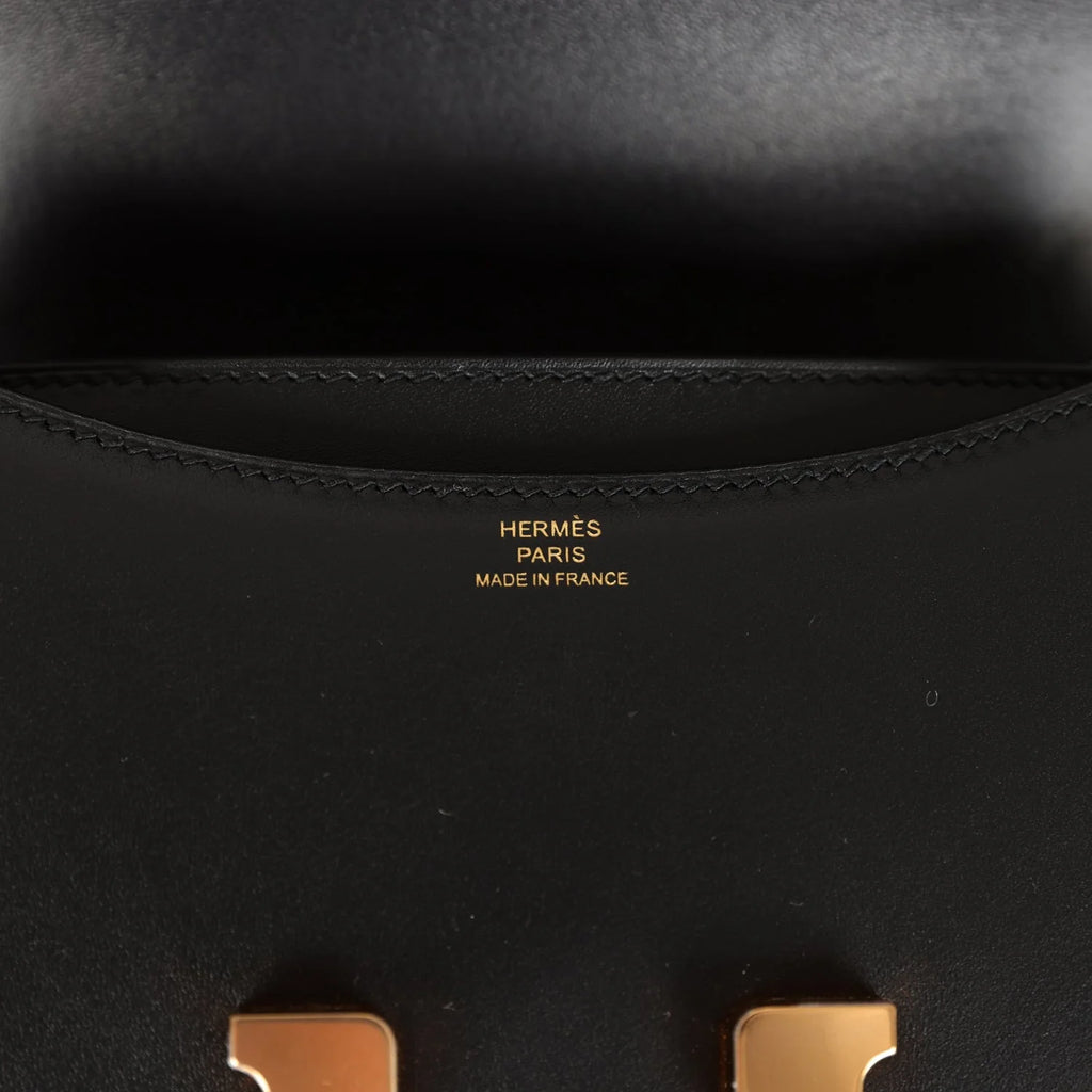 Black Leather Handbag D2266
