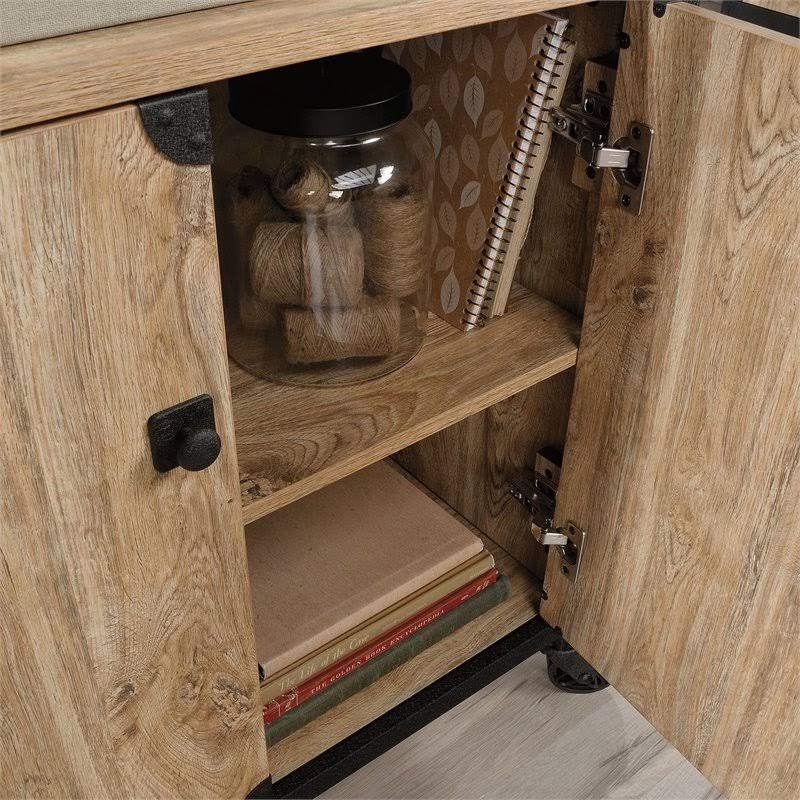 Milled Mesquite Finish Bookcase with Doors W829705