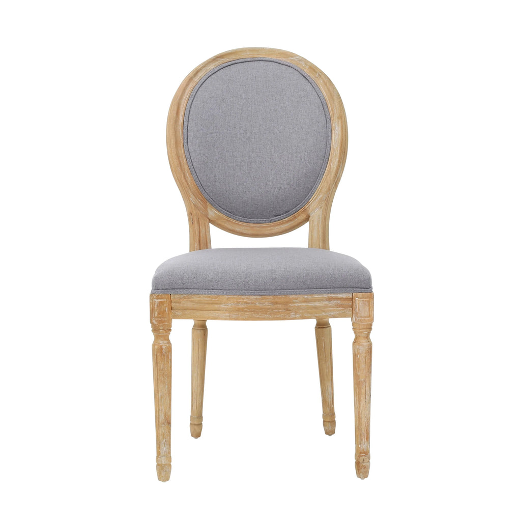 Dark Teal Natural Finish Dining Chairs Set of 4 B758628