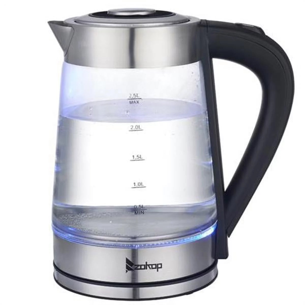 1500W 2.5L Blue Glass Electric Kettle M216645
