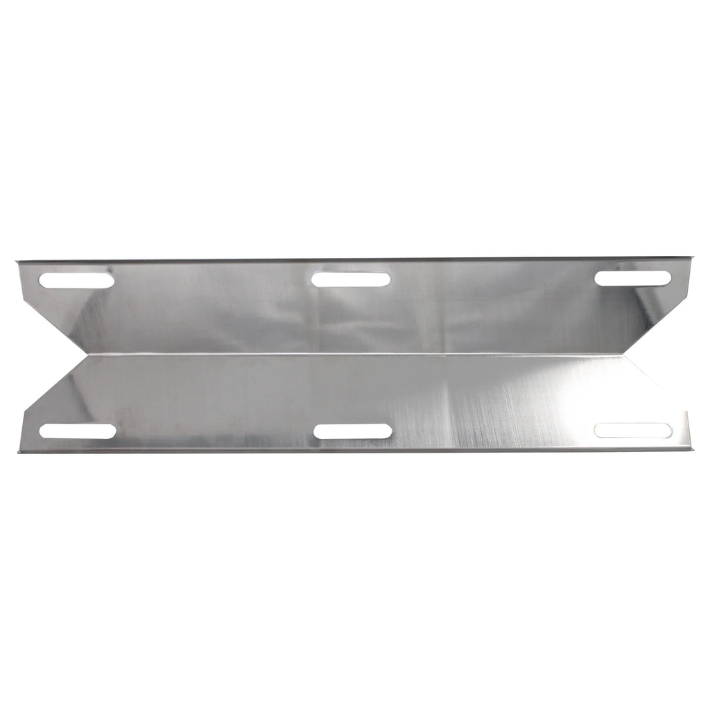2-Pack Stainless Steel BBQ Gas Grill Tube Burner & Heat Shield Plate Replacement Parts H3852