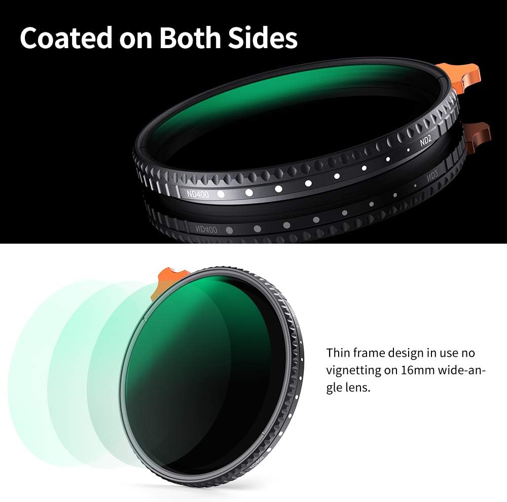 82mm Variable ND Filter ND2-ND400 with Multi-Layer Coatings H8466