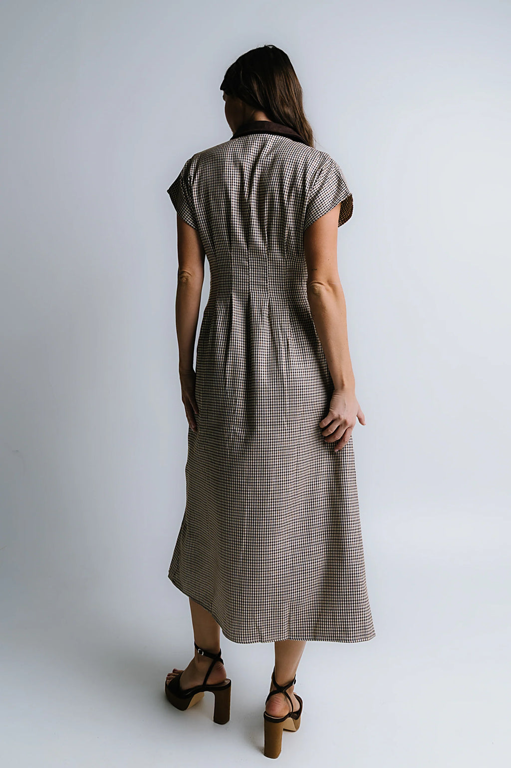 Houndstooth Maxi Dress R593913