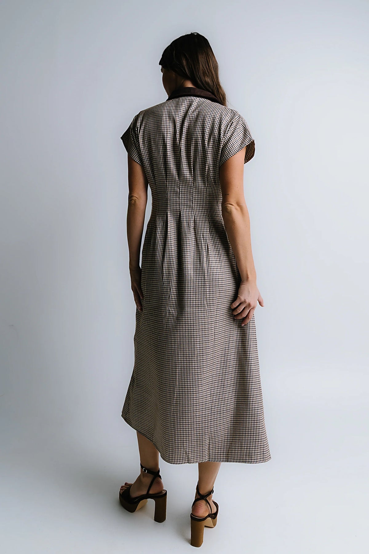Houndstooth Maxi Dress R593913