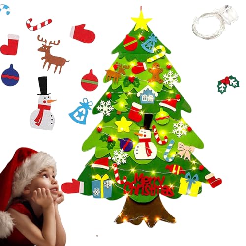Felt Christmas Tree with Lights G566764