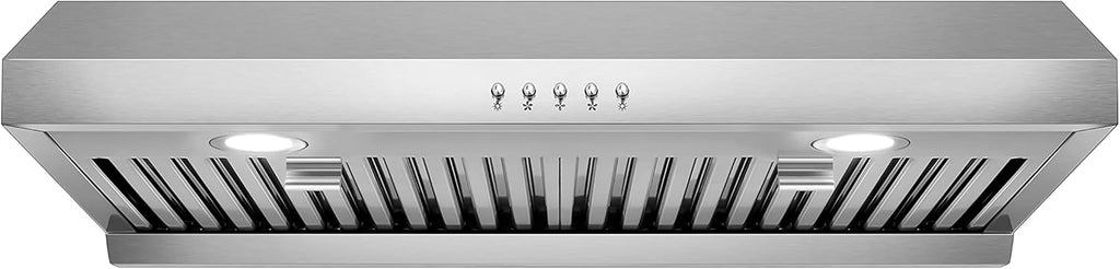 30 inch Under Cabinet Ducted Stainless Steel Range Hood with 3 Speed Exhaust Fan P6011