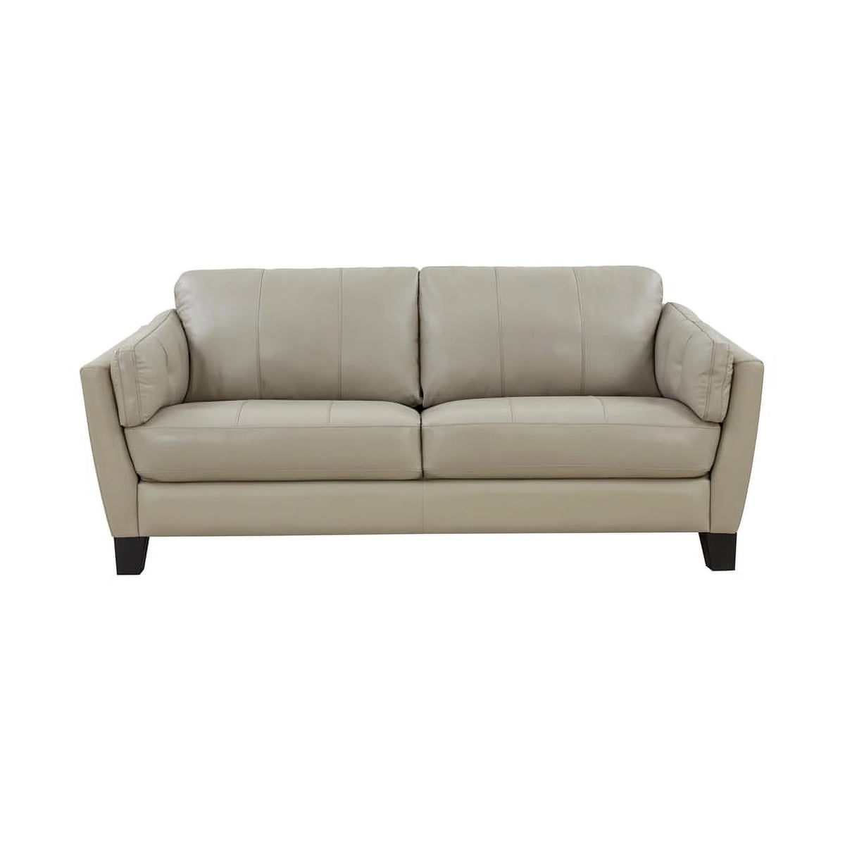 Cream Top Grain Leather Sofa Q840527