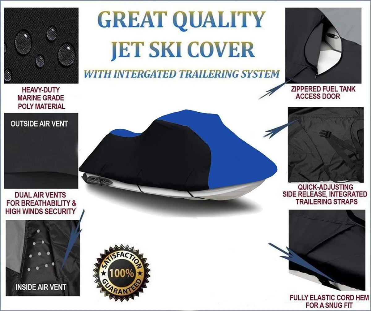 Heavy-Duty Jet Ski Cover for Sea Doo SPARK TRIXX 2up 2 Seater K103