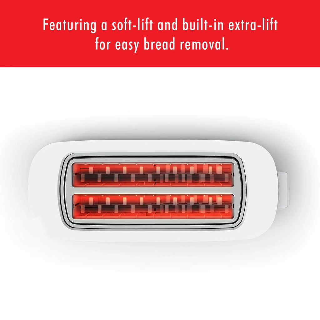 Silver 4-Slice Long Slot Toaster G277