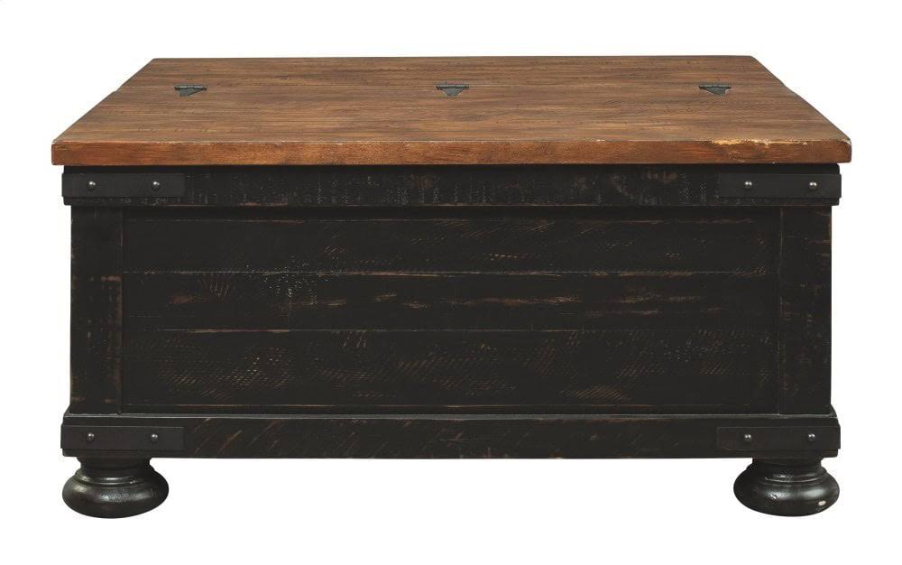 Black/Brown Coffee Table with Lift Top K3937
