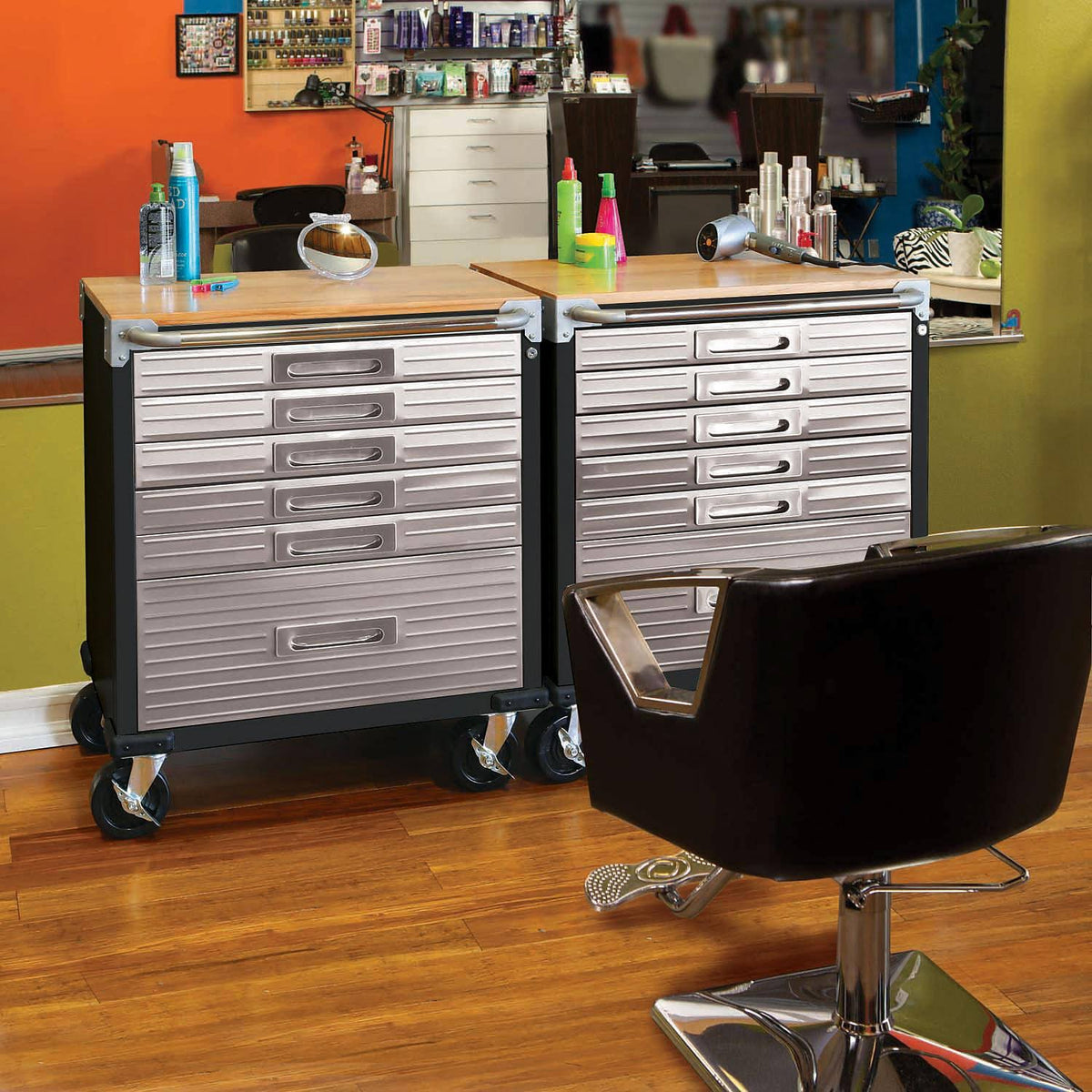 6-drawer Rolling Cabinet F658