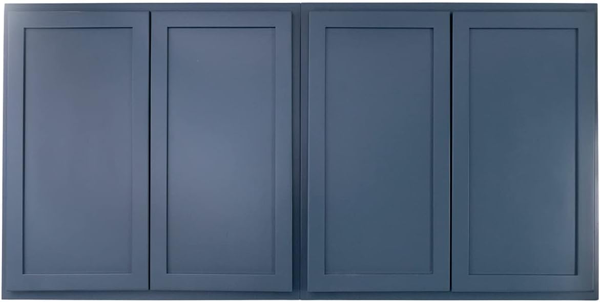 60" Wide 2 x 30" W x 30" H x 12" D Shaker Storage Cabinets G79062