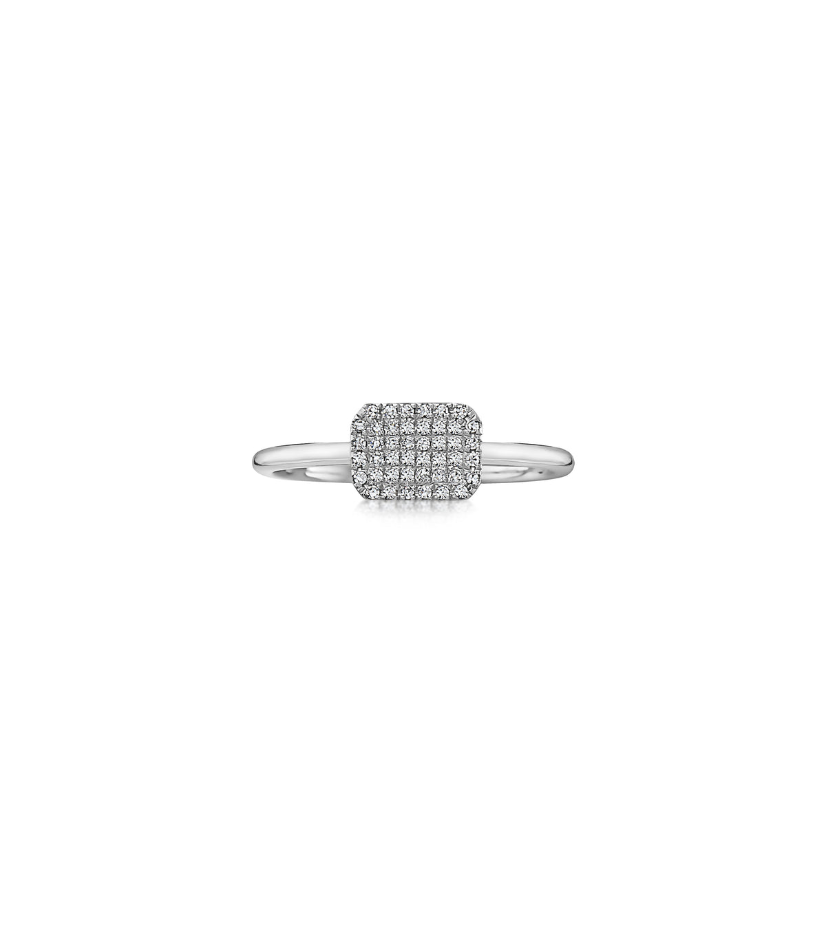 Diamond Rectangle Ring R7832