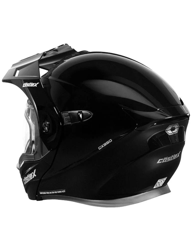Modular Snowmobile Helmet Solid Black 3XL A795
