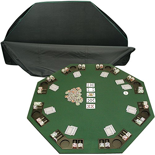 Poker & Blackjack Table Top with Case I711022