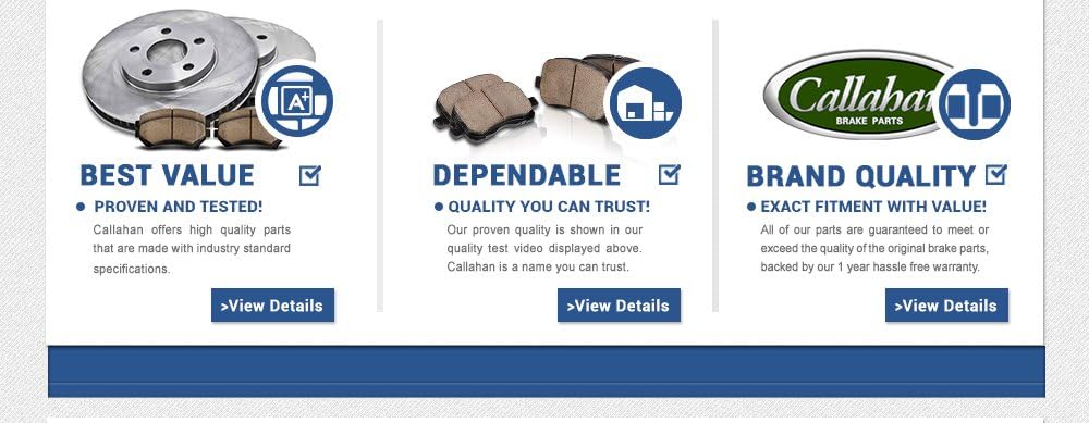Front + Rear 4 Loaded OE Calipers with Ceramic Brake Pads Kit Y442