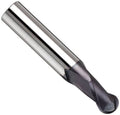 5/8x22 Diameter Single End Ball End Stub Length 2 Flute AlTiN Coated Carbide End Mill Y38655