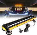 White Amber COB LED Rooftop Strobe Light Bar Double Side 26 High Visibility Emergency Hazard Warning Beacon Lights w/Magnetic Base K999314