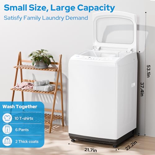 White Compact Full Automatic Portable Washer F81388