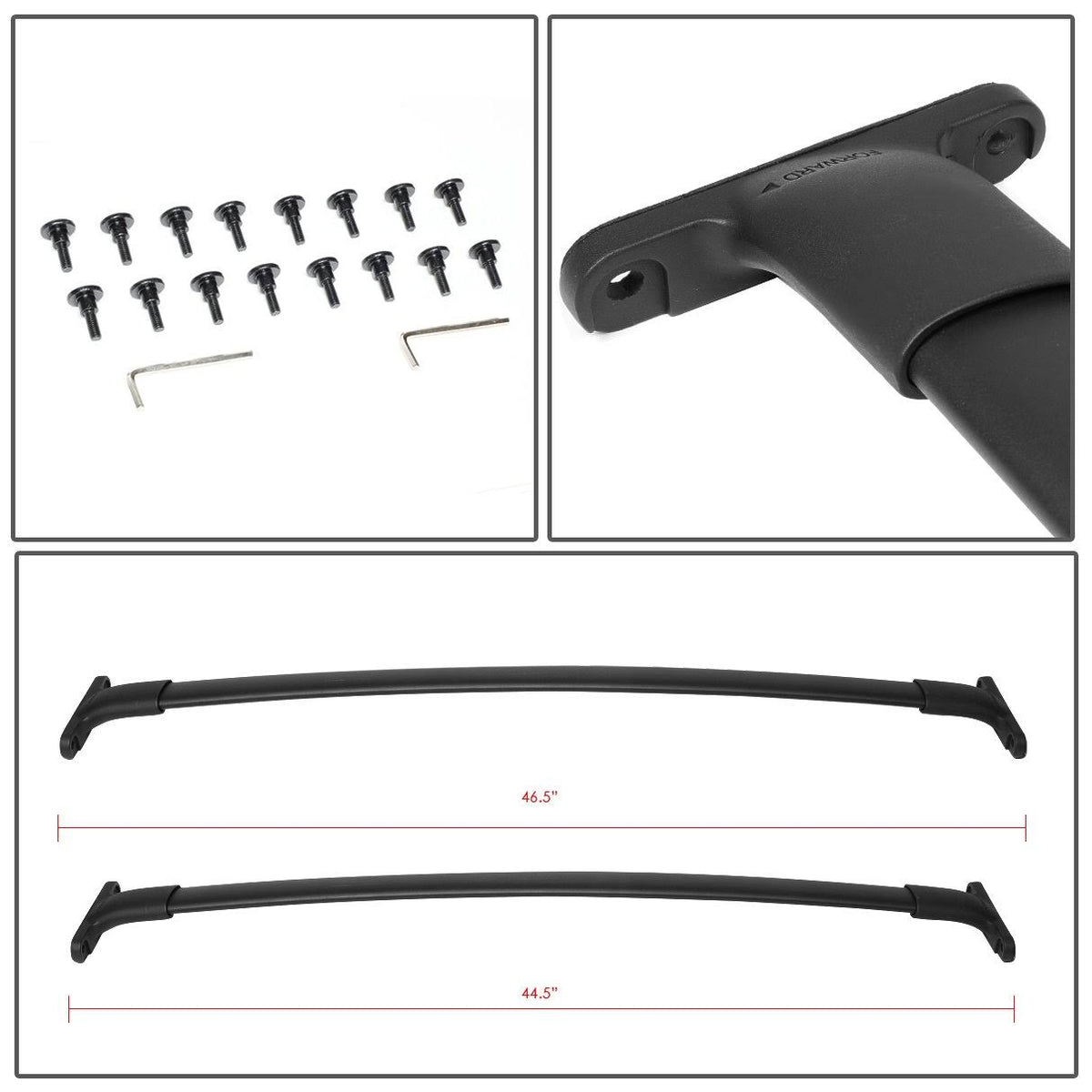 Aluminum Roof Rack Cross Bar Cargo Carrier J811