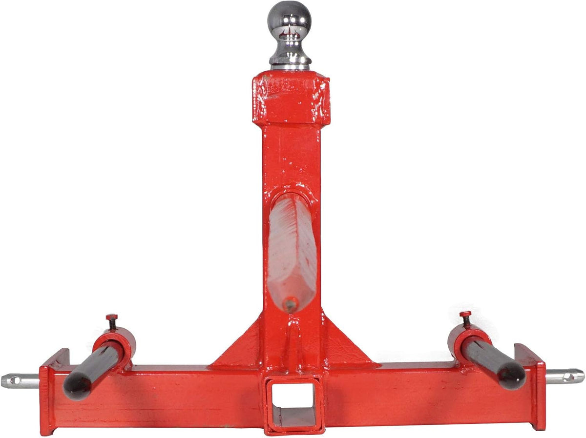 3 Pt Cat 1 Tractor Receiver Hitch with Hay Spear and 2 Stabilizers J36740