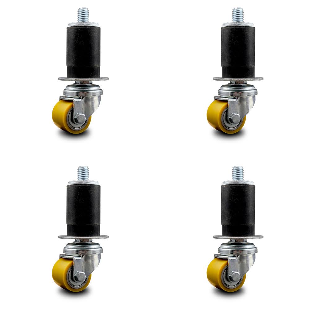 Poly Swivel Caster with 35mm Wheel Set of 4 A562