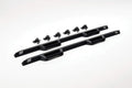 Textured Black Cab Length Running Boards H4357