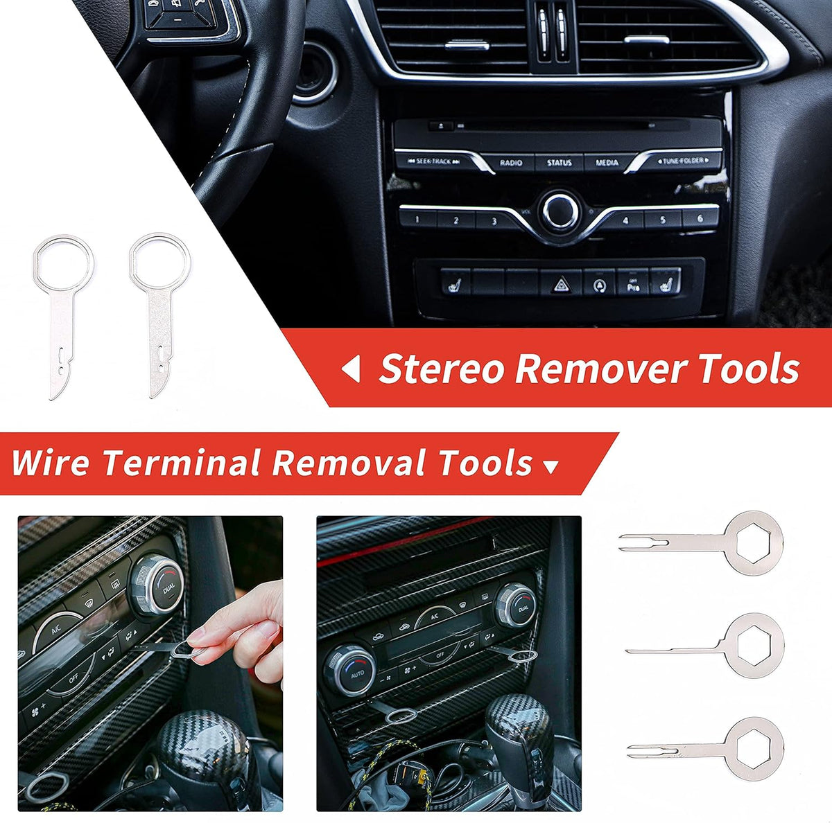 19 Pc Auto Trim Removal Tool Kit with Storage Bag U788037