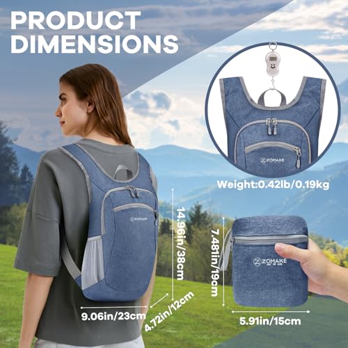 Ultra Lightweight Packable Backpack 10L Black R1432