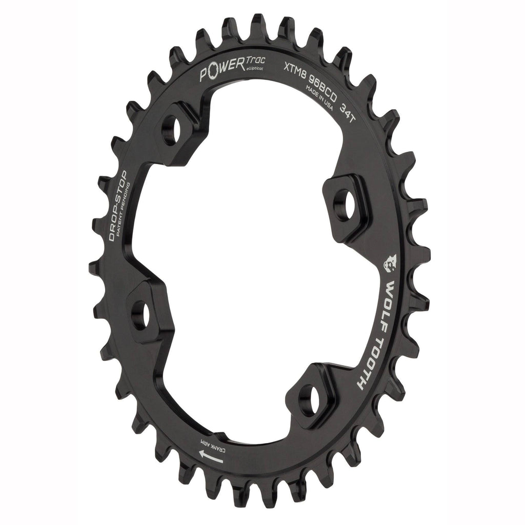 Elliptical Chainring 30T x 96 Asymmetrical BCD Black G16582