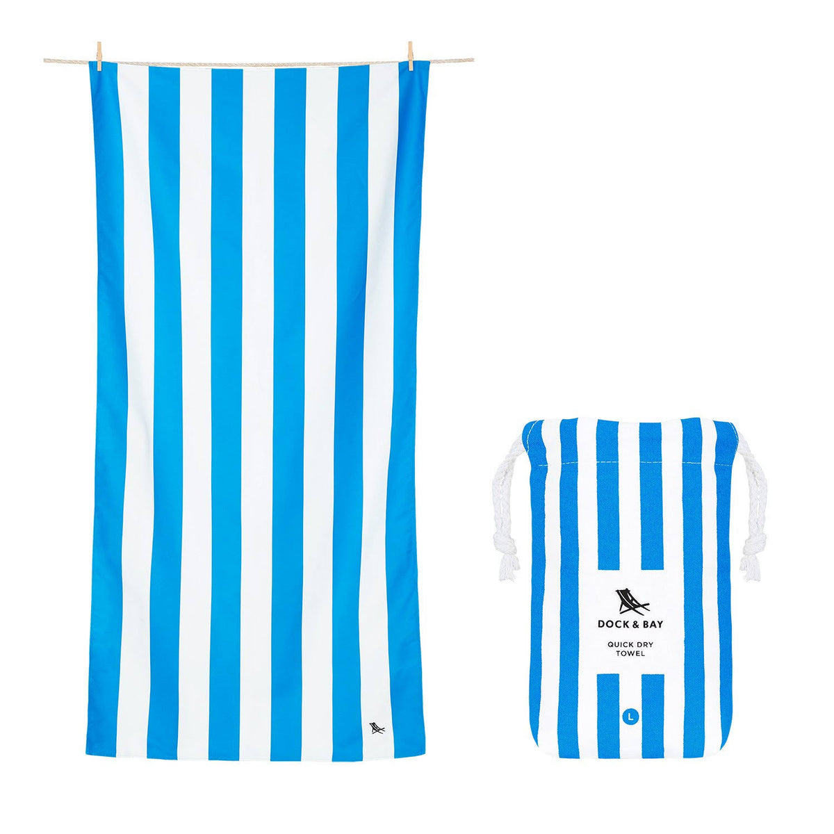 Set of 4 Beach & Travel Towel B384549