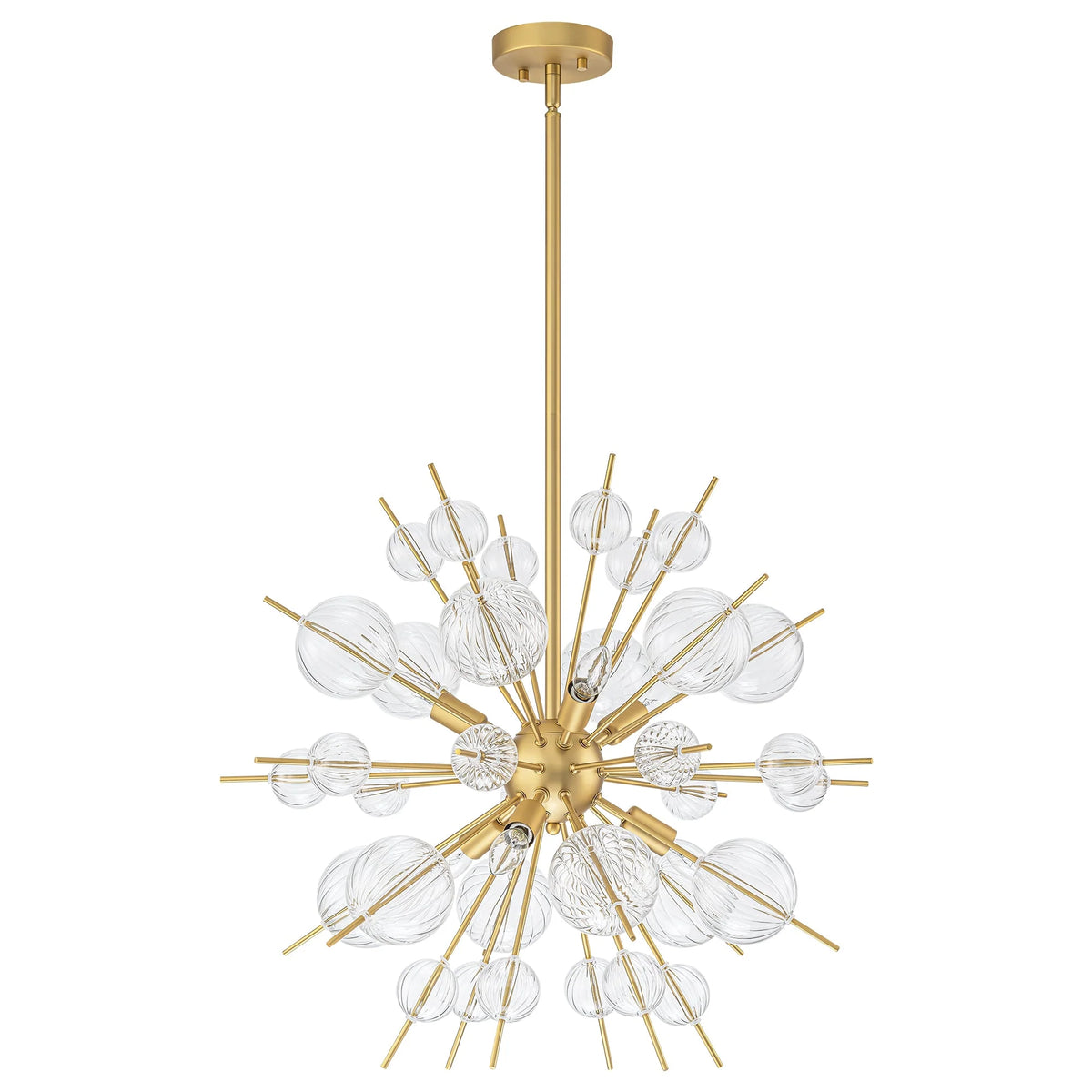 6-Light Globe Bubble Sputnik Chandelier D1548