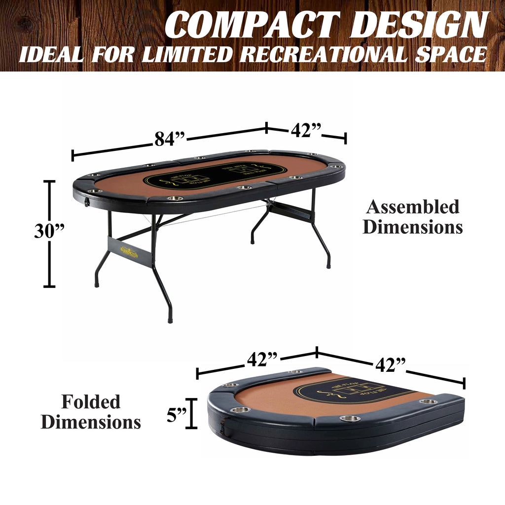 10-Player Poker Table B98368
