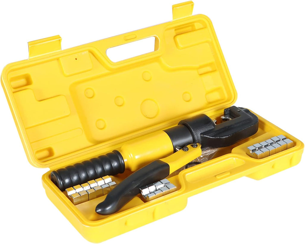 5 Ton Hydraulic Wire Crimper with 9 Pairs of Dies Pack of 2 L70228