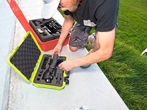 Waterproof Hard Case with Insert (olive) D542