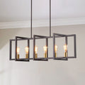 6-Light Dimmable Aluminum Kitchen Island Chandelier X28707