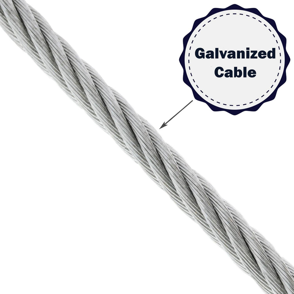 5 16 x 500 7x19 Galvanized Cable A216681