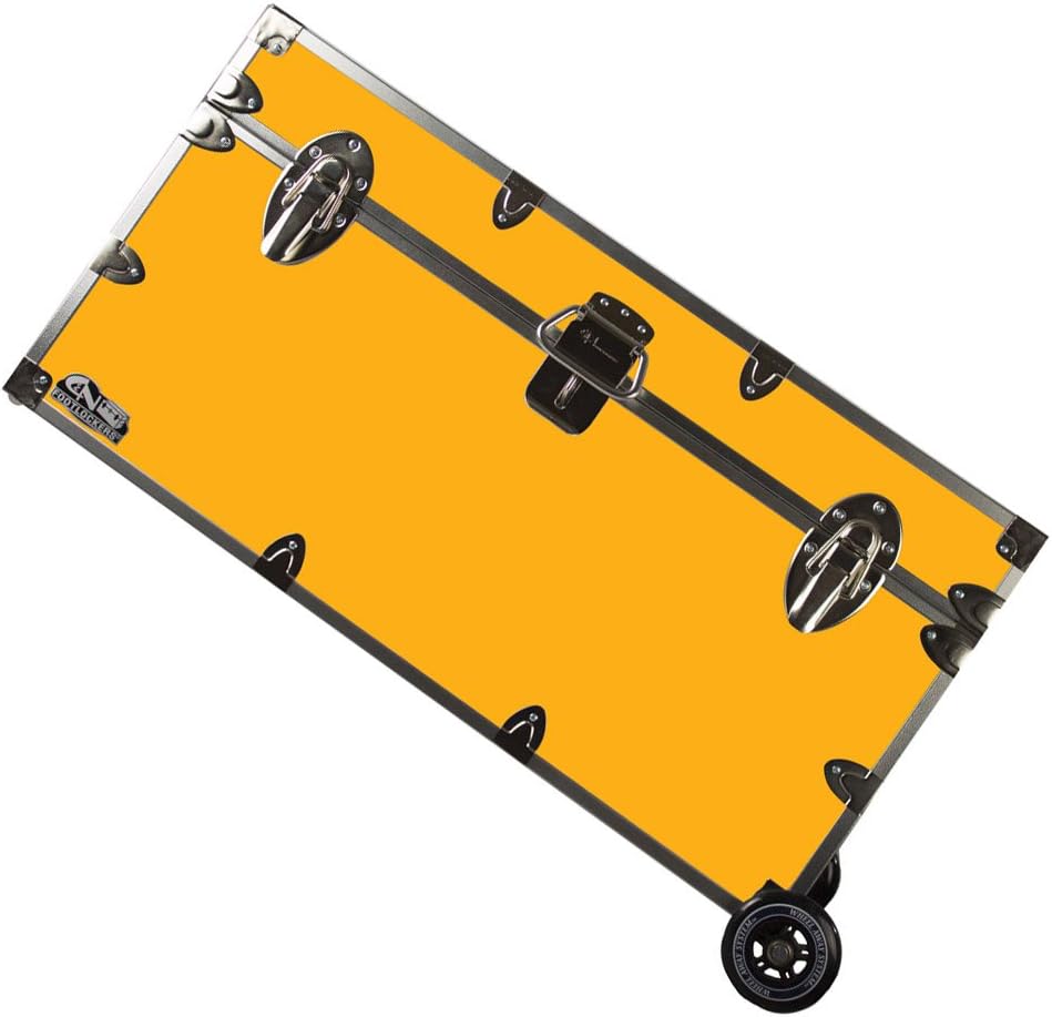 Lockable Trunk Footlocker with Wheels O973006