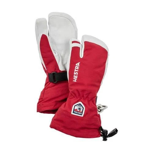 Army Leather Heli Ski Jr. 3 Finger Gloves D6903