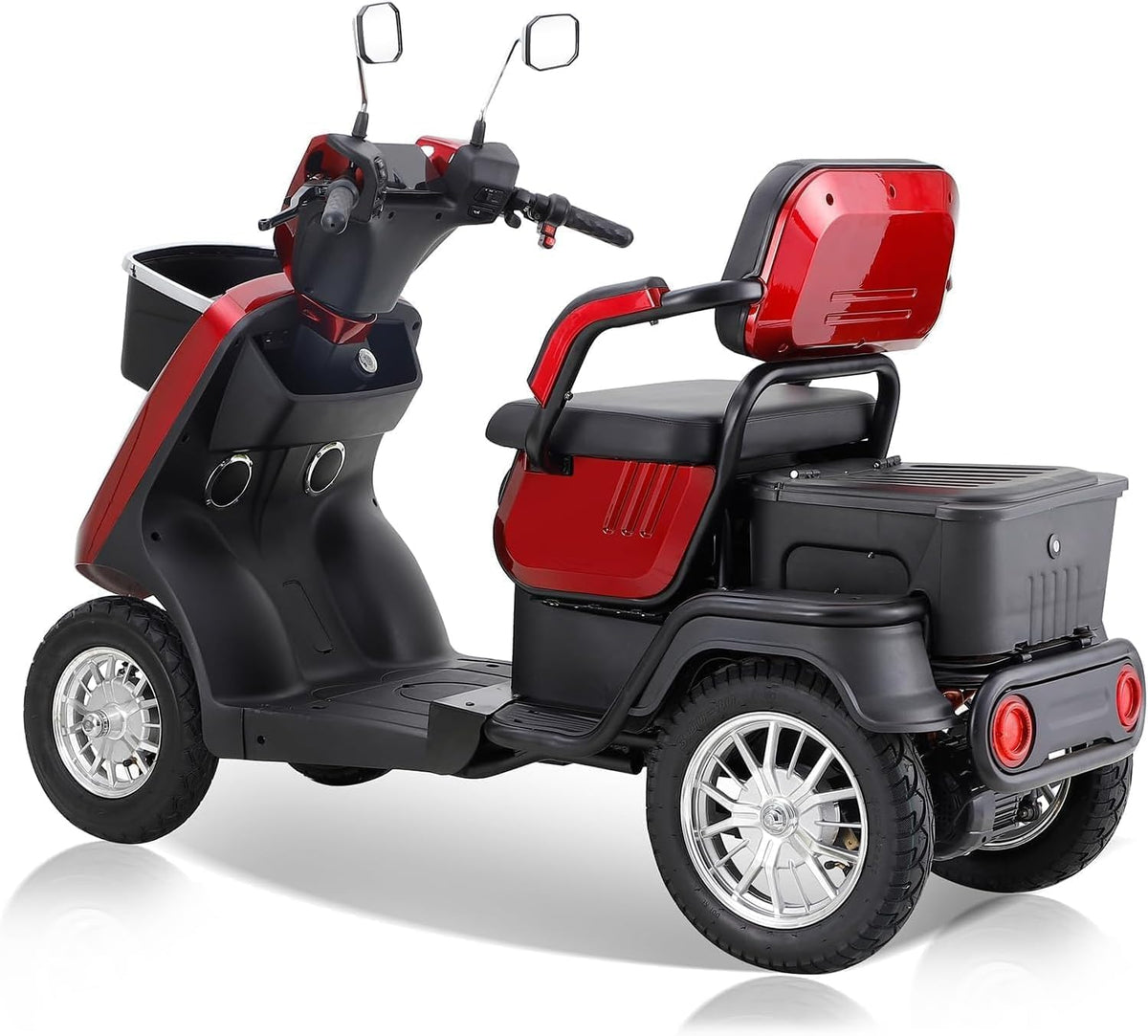 Red 2 Seater Mobility Scooter W750030