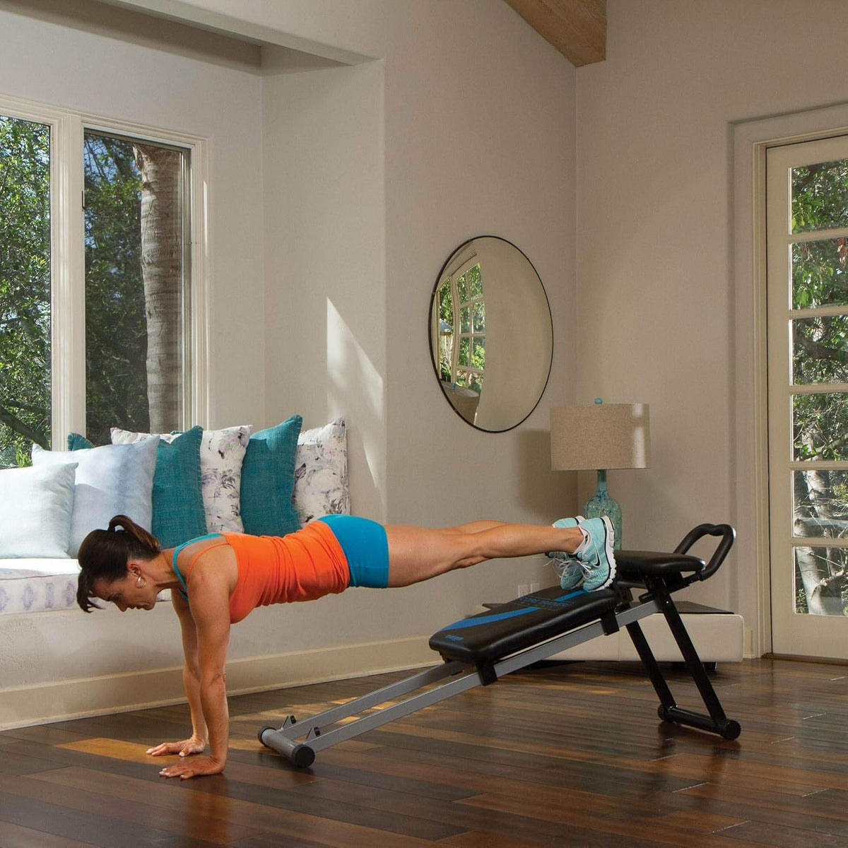 Black Dynamic Plank Core & Abdominal Trainer Workout Machine S406
