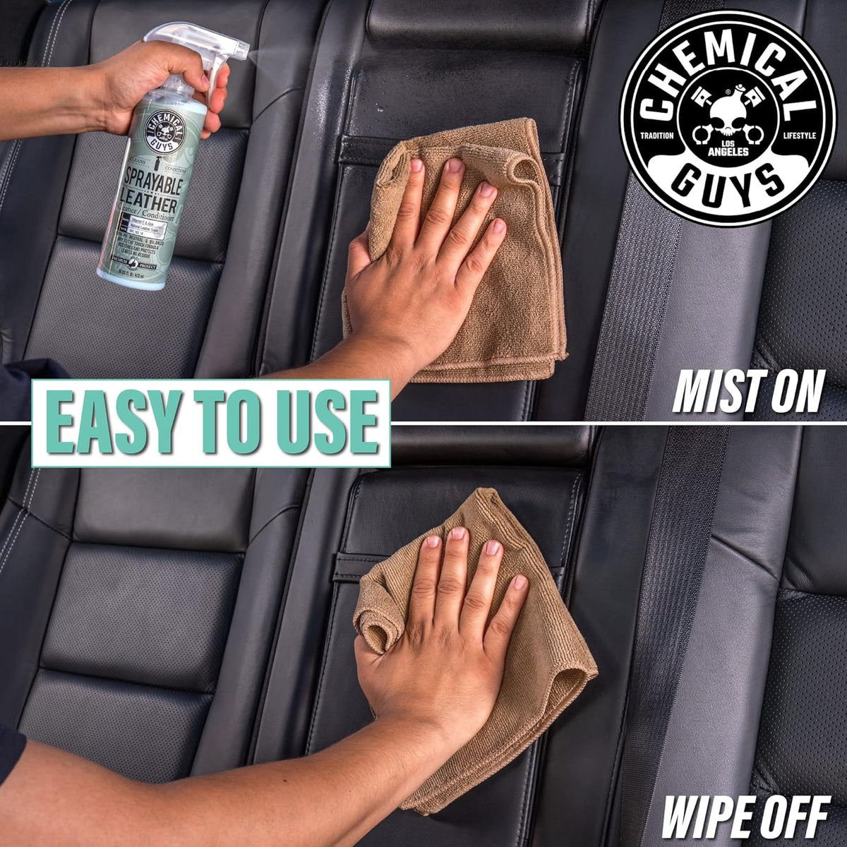 Leather Cleaner and Conditioner 1 Gal Pack of 2 B498