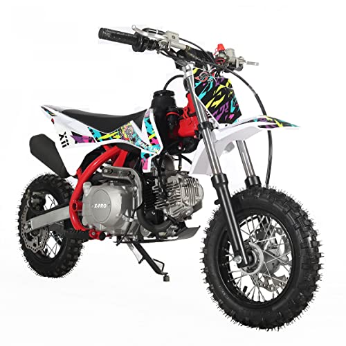 110cc Dirt Bike with Automatic Transmission, Electric Start, 10"/10" Tires (Black) P532