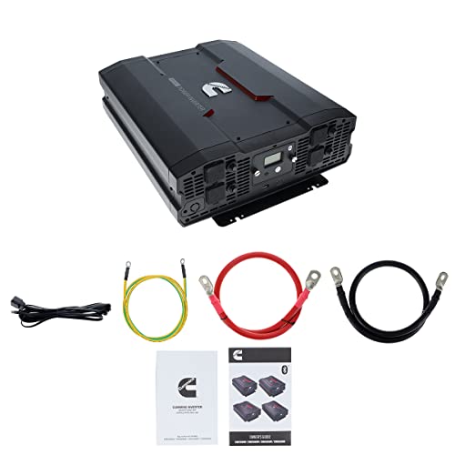 5000 Watts Modified Sine Wave Truck Inverter 12 Volts to 110 Volts Four AC Outlets Two USB Ports N8128