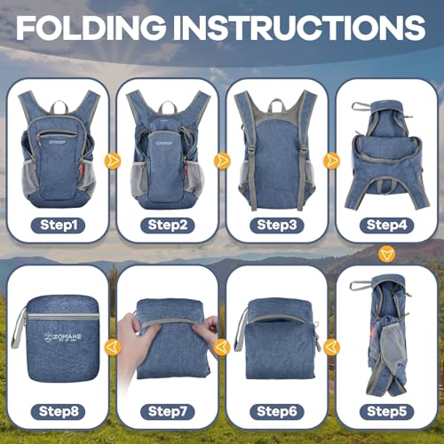 Ultra Lightweight Packable Backpack 10L Black R1432