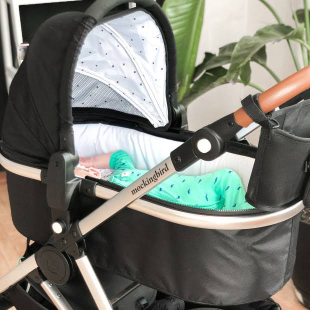 Black Stroller Carriage U2581