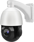 8MP PTZ PoE IP Camera 18x Optical Zoom 165ft IR Night Vision IP66 U12586