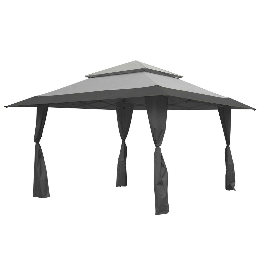 Gray 13 x 13 Foot Instant Gazebo Canopy Tent S604